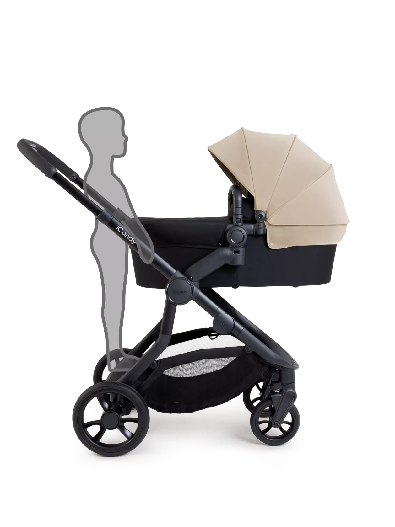 Icandy Orange 4 Pushchair Bundle - Jet, Latte Icandy Orange 4 Pushchair Bundle - Jet, Latte