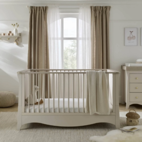 Clara 3 Piece Nursery Furniture Set (cot Bed, Dresser & Wardrobe) – Cashmere/ash