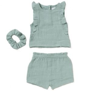 Frill Top & Short Set With Scrunchie (copy)