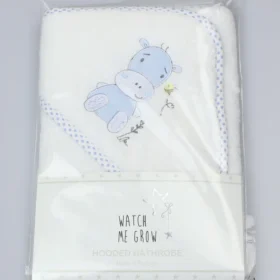 Baby Boys Blue Hooded Bunny Towel