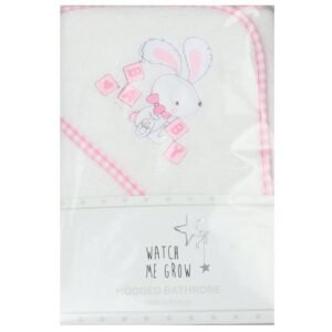 Baby Girls Pink Hooded Bunny Towel