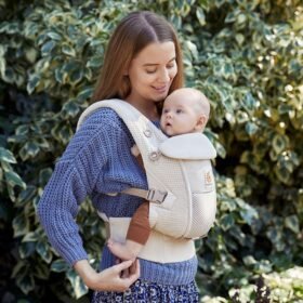 Ergobaby Adapt Baby Carrier – Softflex Mesh: Natural Beige