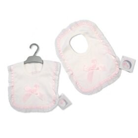 Baby Lace White Pop On Bib (copy)