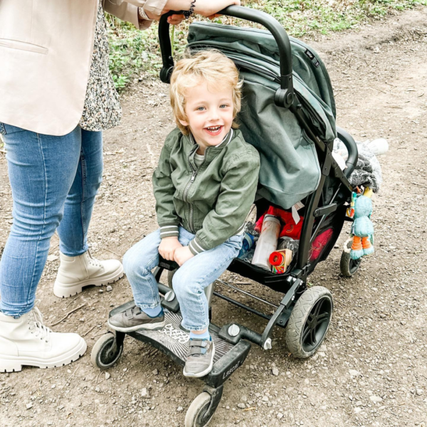 Lascal Maxi Plus Buggyboard With Grey Saddle