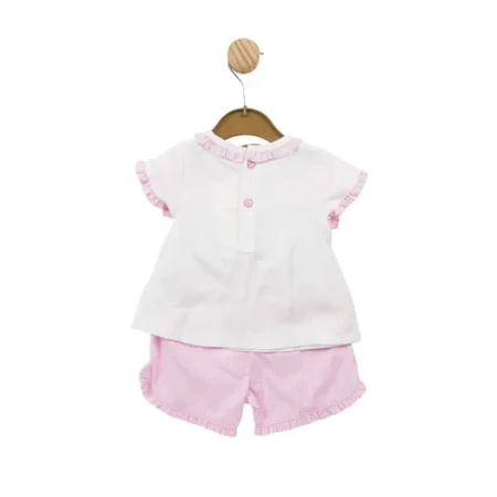 Mintini Baby Pink Gingham Top & Short