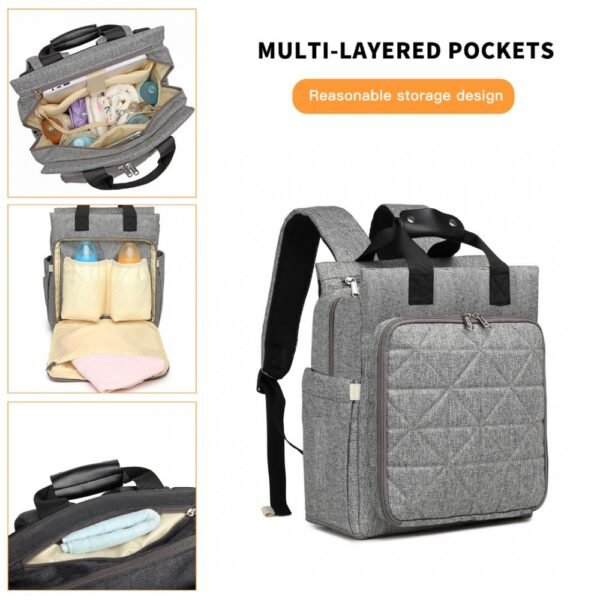 Lightweight Maternity Changing Bag - Grey