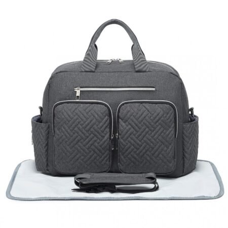 Versatile Changing Bag With Built-in Changing Mat Thermal Insulation Waterproof Design - Grey (copy)