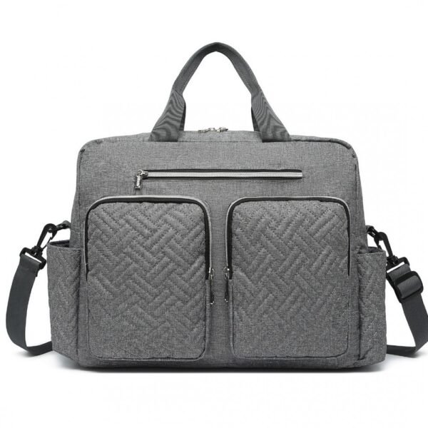 Versatile Changing Bag With Built-in Changing Mat Thermal Insulation Waterproof Design - Grey