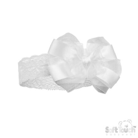 Cream Cable Headband With Bow (copy)