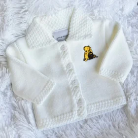 Dandelion White Bear Cardigan