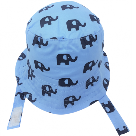 Baby Boys Elephant Print Bucket Hat