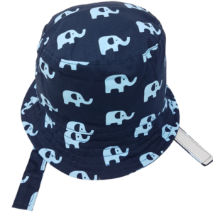 Baby Boys Elephant Print Bucket Hat