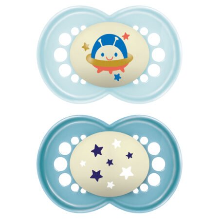 Mam Original Night Soother Blue 6m+ 2pk (copy)