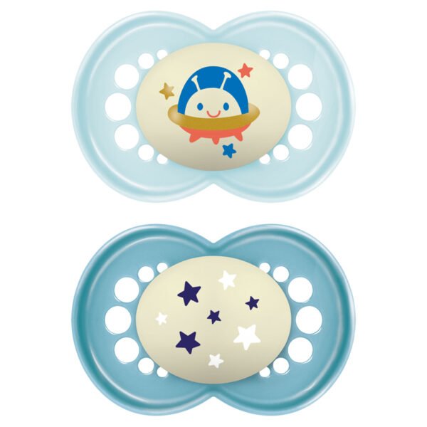 Mam Original Night Soother Blue 6m+ 2pk (copy)