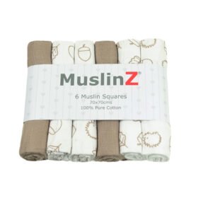 Muslinz 6 Pack Muslin Squares 70x70cm – Sealife Combo (copy)