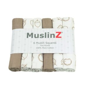 Muslinz 6 Pack Muslin Squares 70x70cm – Sealife Combo (copy)