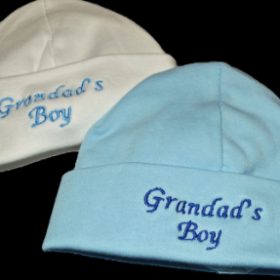 Cotton Hat- Nannas Girl- White (copy)