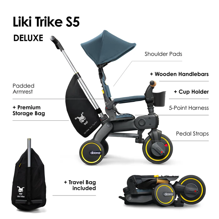 Doona™ Liki Trike S5 - Racing Green Deluxe (copy)