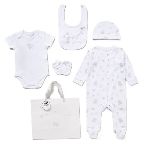 Hello Baby 6pc Unisex Gift Set