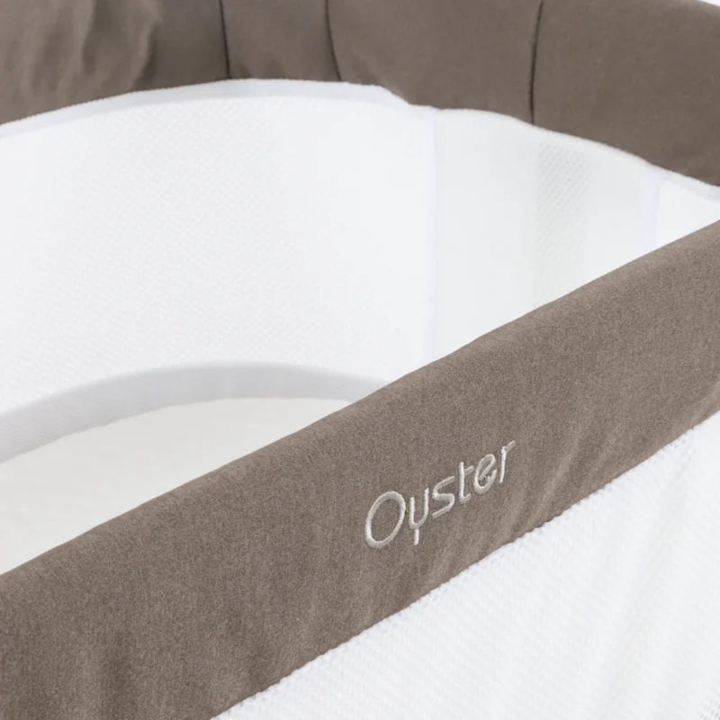 Oyster Wiggle Crib- Mink