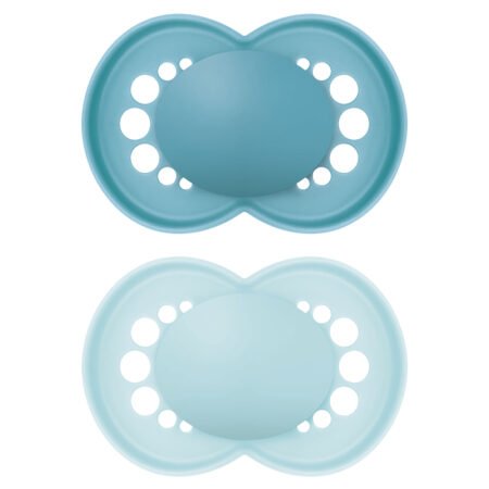 Mam Pure Original Soother Solid Blue 16m+ 2pk (copy)