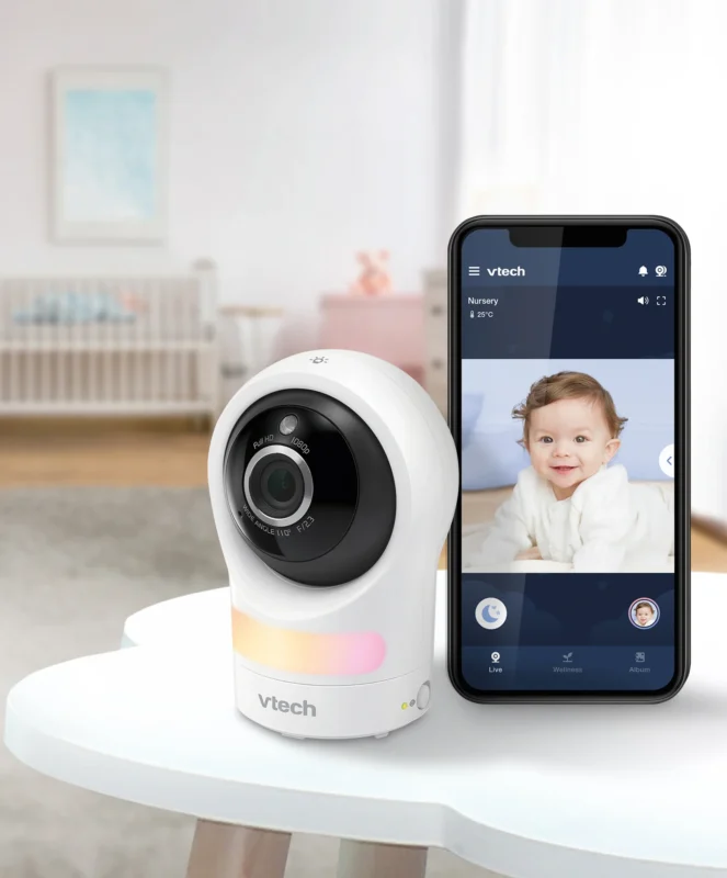 Vtech Rm9761 Wi-fi 1080p Smart Baby Cam – White