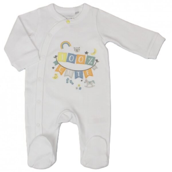 'hello I'm New Here' Cotton Sleepsuit (copy)