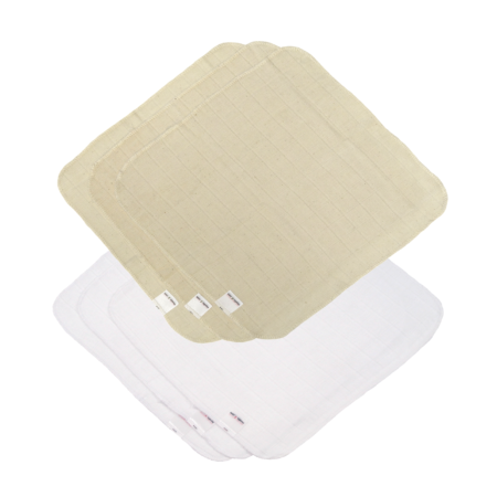 Muslinz 3 Pack Organic Cotton Muslin Face Cloths 30x30cm (copy)