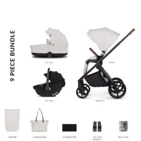 Venicci Claro Travel System Bundle- Vanilla