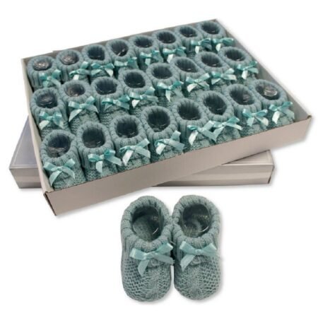 Knitted Baby Bootees- Taupe (copy)