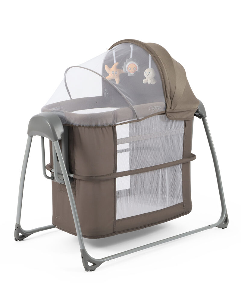 Oyster Swinging Crib- Mink