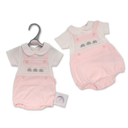 Premature Elephant Romper With Bow