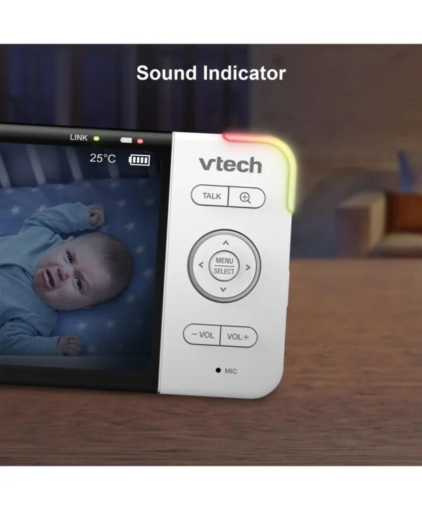 Vtech Rm5755hd 5” Smart Baby Monitor - White