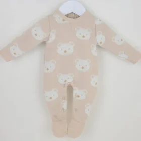 Natural & Cream ‘benny’ Teddy Romper