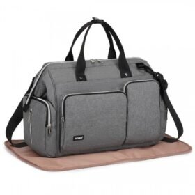 Kono Multi-compartment Maternity Bag – Grey