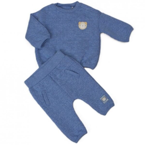 Baby Boys Bear Quilted 2 Piece Outfit