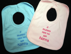 Ask Nanna Bib- Pink