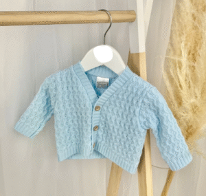 Pex Hudson Knitted Cardigan- Blue