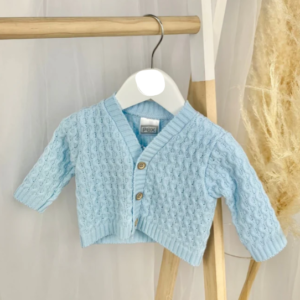 Pex Hudson Knitted Cardigan- Blue