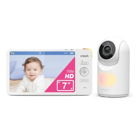 Vtech Vm7367hd 7” Hd Pan & Tilt Video Monitor – White