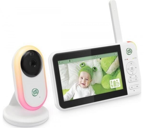 Leapfrog Lf2415hd 5' Video Baby Monitor With Night Light - White