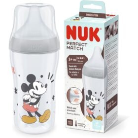 Nuk Minnie Perfect Match Baby Bottle 3m+ Temperature Control (copy)