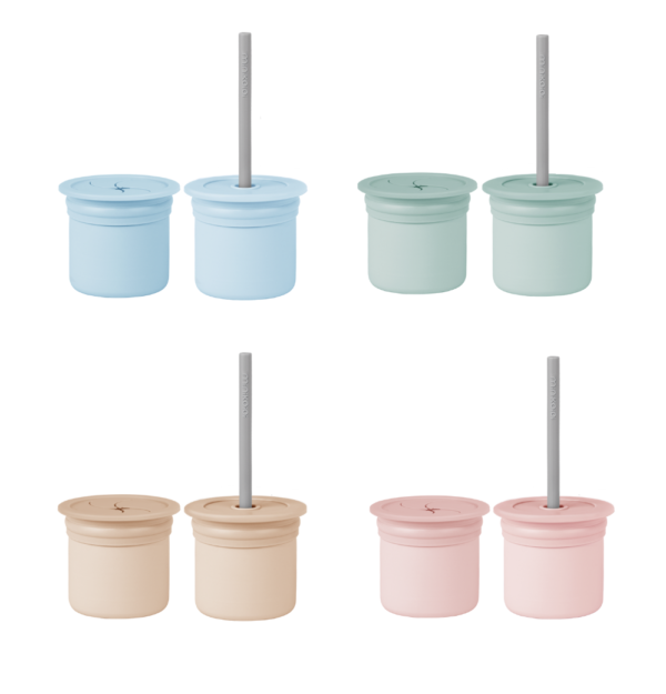 Minikoioi Sip + Snack – Silicone Snack Cup