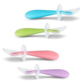 Munchkin Gentle Scoop Silicone Training Spoons 2pk