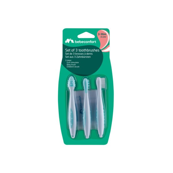 Bébéconfort Set Of 3 Toothbrushes