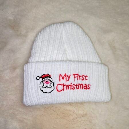 My 1st Christmas Beanie Hat