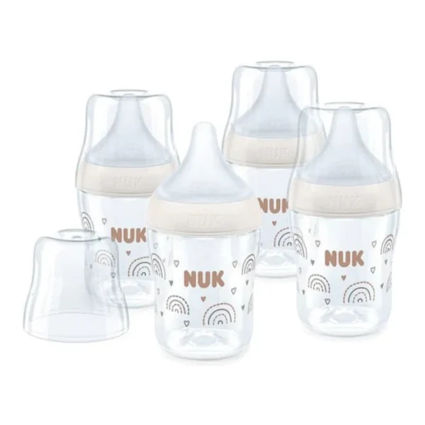 Nuk Perfect Match 4 Piece Bottle Set - Rainbow (150ml)