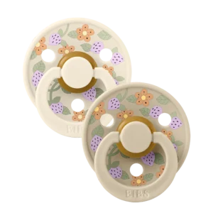 Bibs X Liberty Colour 2 Pack Strawberries And Cream - Ivory Mix