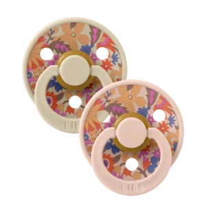 Bibs X Liberty Colour 2 Pack Strawberries And Cream - Ivory Mix (copy)