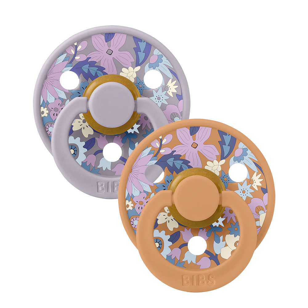 Bibs X Liberty Colour 2 Pack June Blossom - Pumpkin Mix Bibs X Liberty Colour 2 Pack June Blossom - Pumpkin Mix